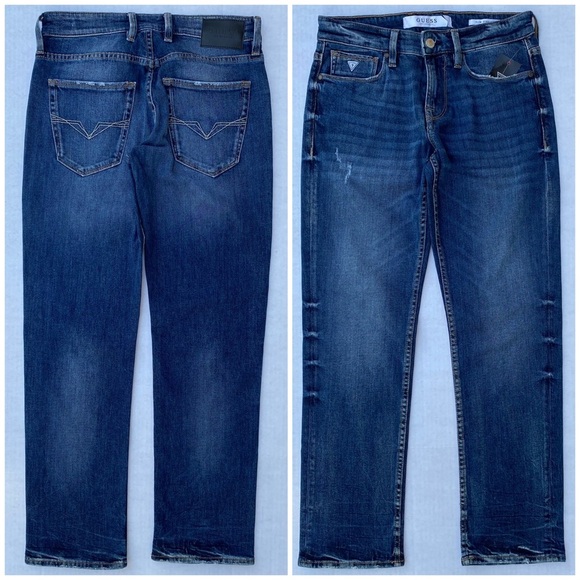 New GUESS Slim Straight Men's Jeans SZ 30 - Picture 1 of 7